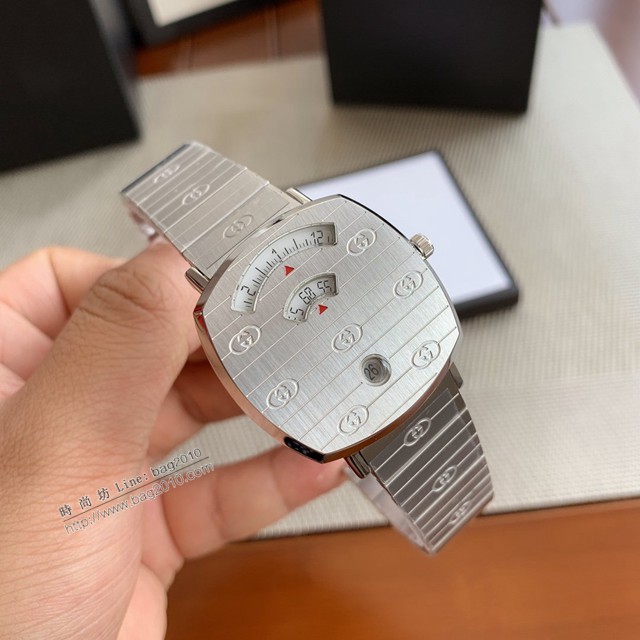 古馳鋼帶手錶 Gucci新款中性石英腕表  gjs2149